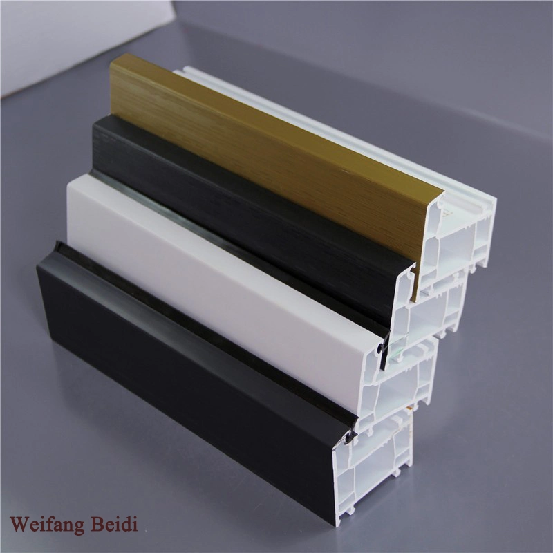 Sliding UPVC/PVC Plastic Profile/Plastic Frame Material with Lead Free Formular