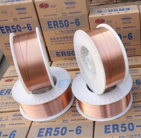 Copper Coated CO2 Wire Er70s-6 Welding Material